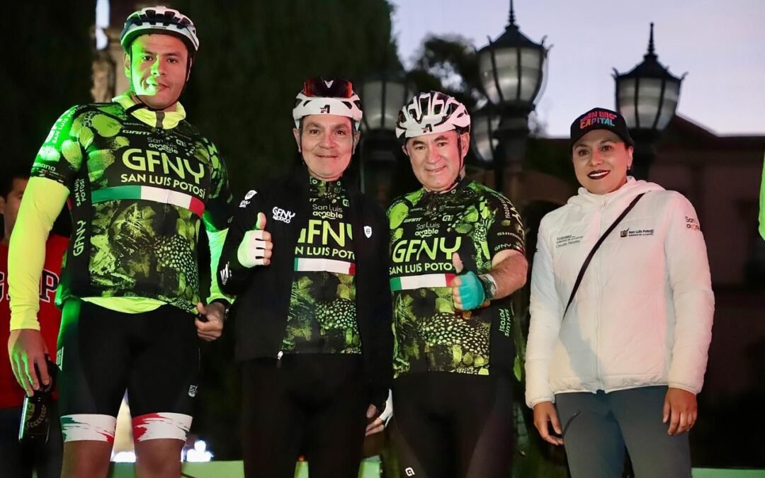 Más de 2 mil ciclistas recorren San Luis Capital en el Gran Fondo New York Championship North America