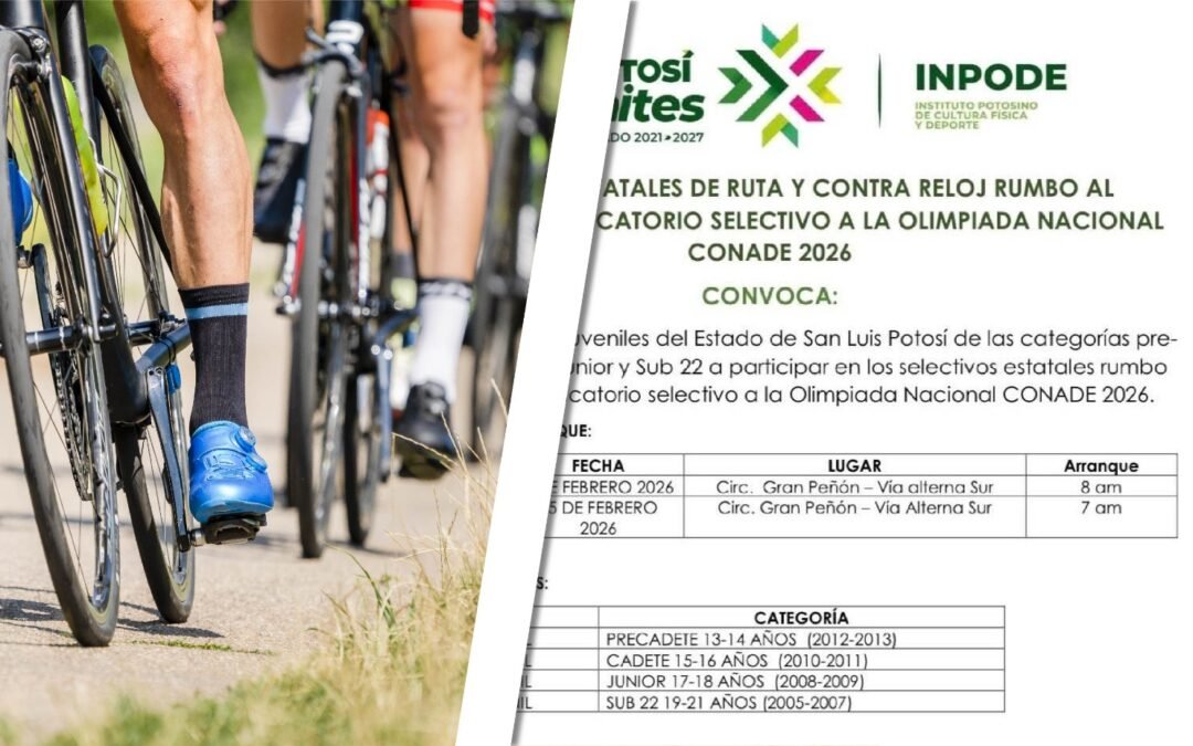 CAMBIAN SELECTIVO DE CICLISMO AL PRIMERO Y 15 DE FEBRERO
