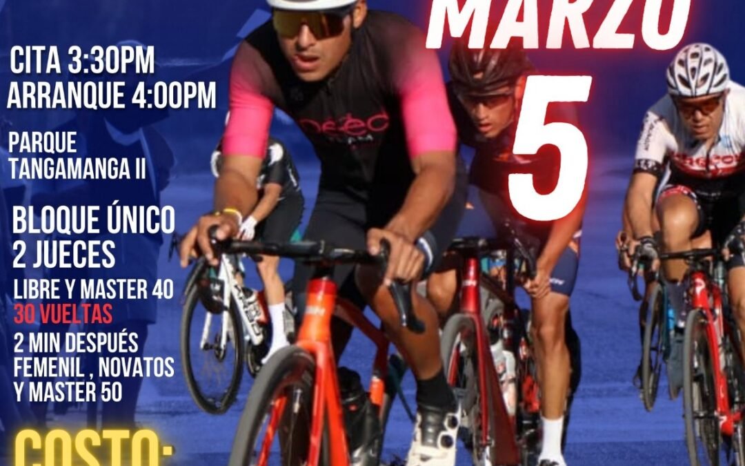 SEGUNDA CLÁSICA JUEVERA ESTE 5 DE MARZO.