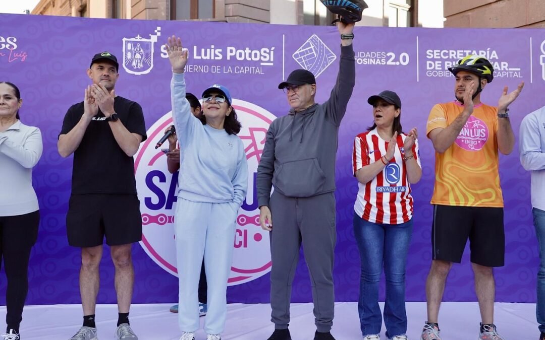 Limpieza y entrega de bicicletas, encabeza Galindo en edición 500 de Capital al 100