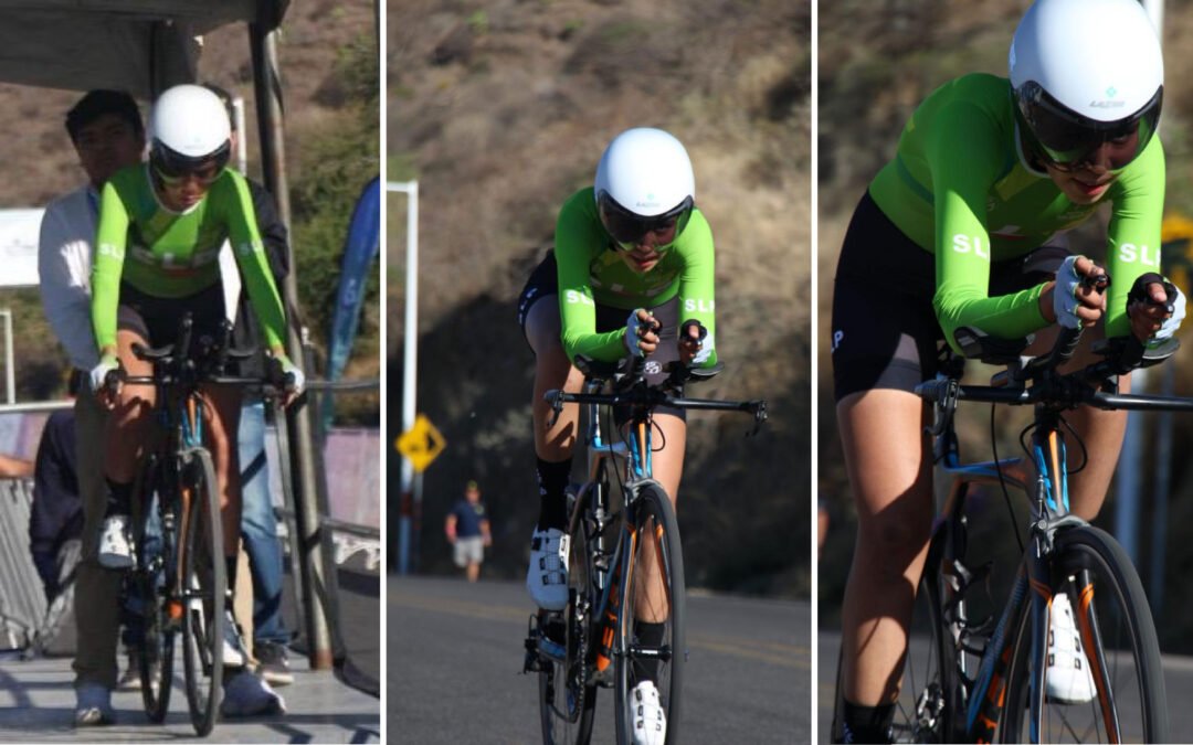 EN PRUEBA CONTRARELOJ, JIMENA MÉNDEZ, MEJOR UBICADA DE SAN LUIS EN OLIMPIADA NACIONAL 2026