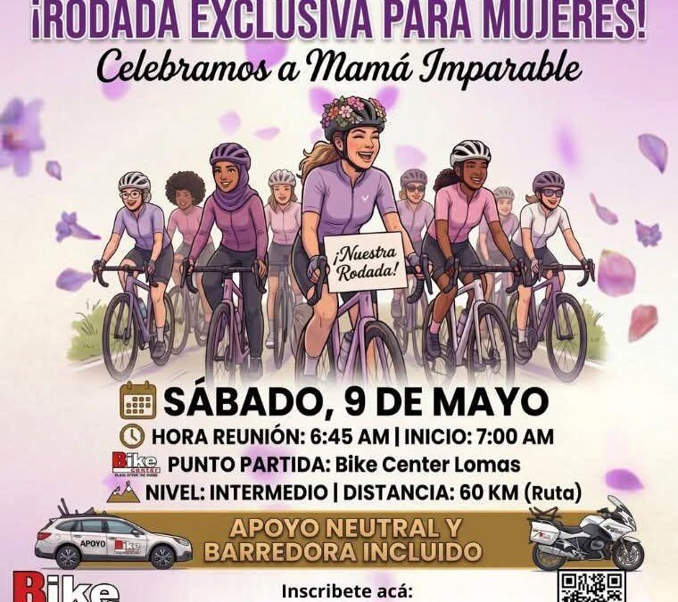 Anuncian rodada exclusiva para mujeres en San Luis Potosí por el Día de las Madres