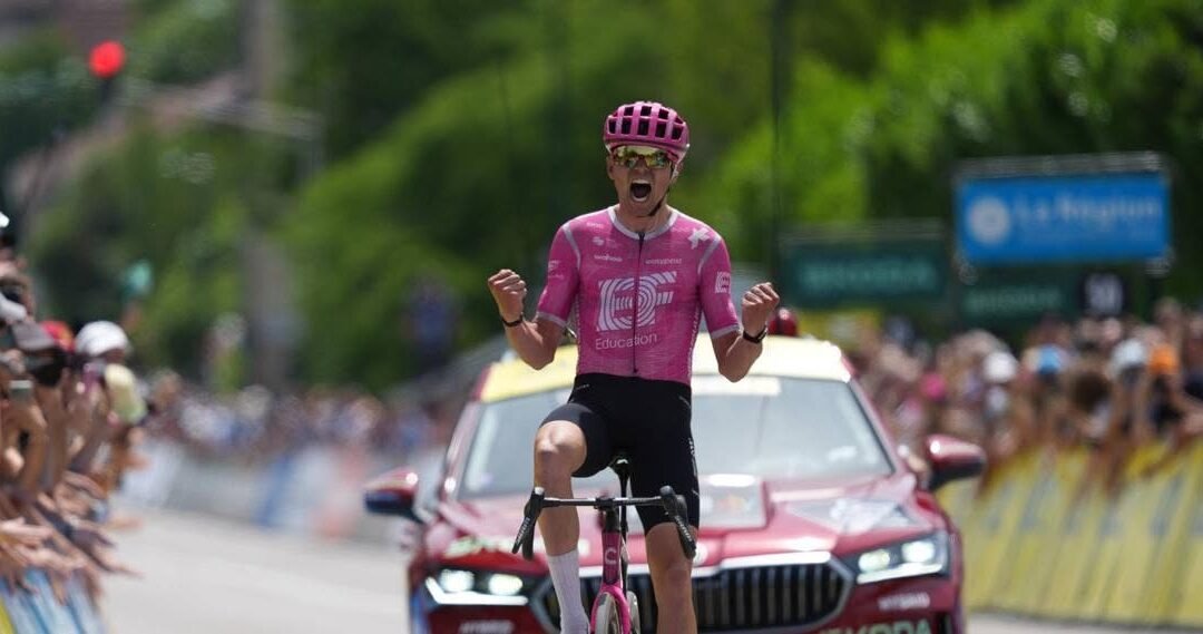 BAUDIN GOLPEA PRIMERO EN EL TOUR AUVERGNE-RHÔNE-ALPES; ISAAC DEL TORO SE MANTIENE ENTRE LOS FAVORITOS