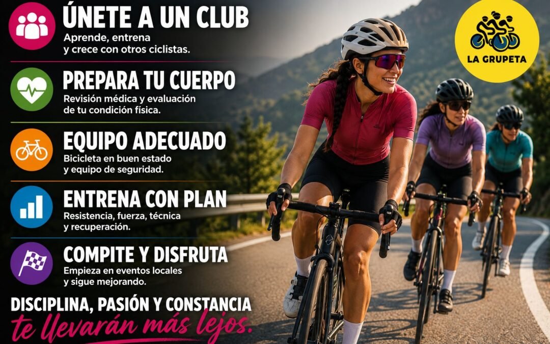 ¿QUÉ DEBO HACER PARA PRACTICAR CICLISMO DE RUTA COMPETITIVO?