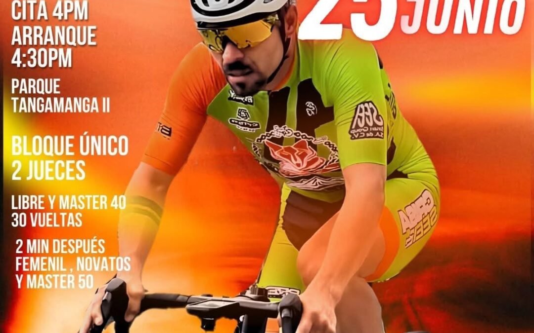 CADA VEZ SOMOS MÁS; ASISTE A LA JUEVERA CICLISTA ESTE 26 DE JUNIO