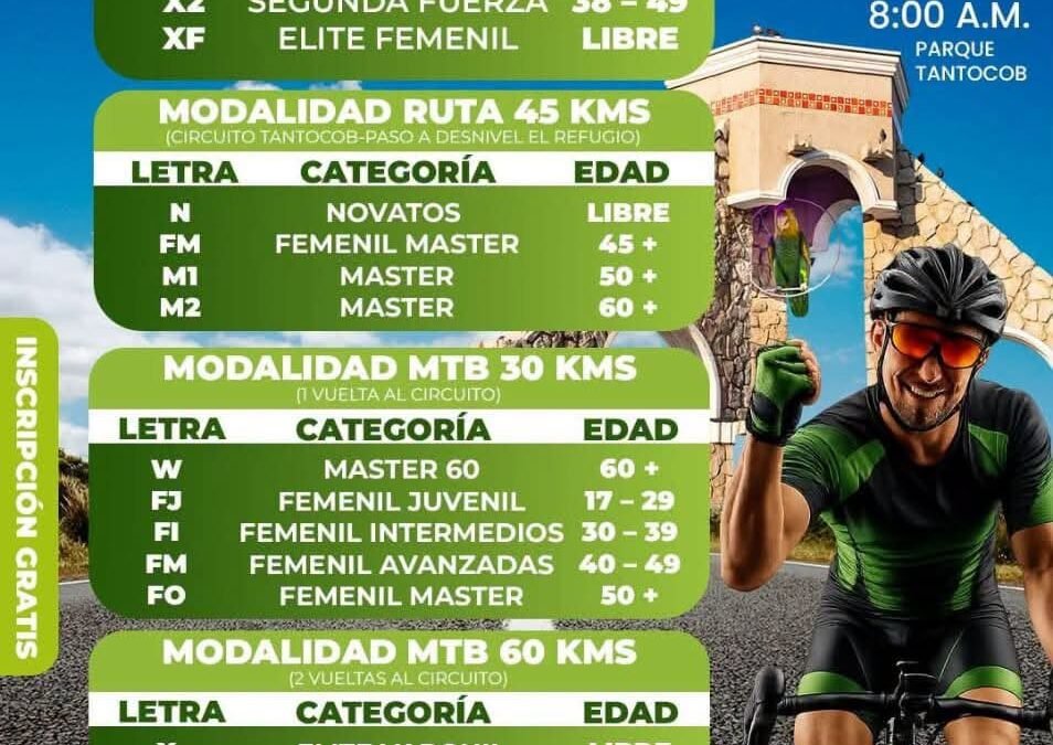 CIUDAD VALLES SE PREPARA PARA EL RETO OXITIPA 2026: UNA JORNADA DE CICLISMO DE RUTA Y MTB