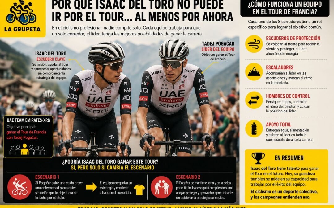 POR QUÉ ISAAC DEL TORO NO PUEDE IR POR EL TOUR… AL MENOS POR AHORA