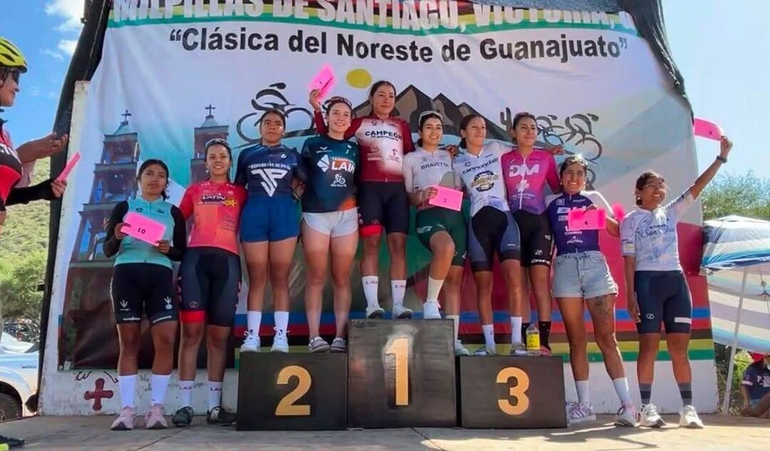 PEDALISTAS POTOSINOS SUBEN AL PODIO EN LA CLÁSICA DEL NORESTE DE GUANAJUATO