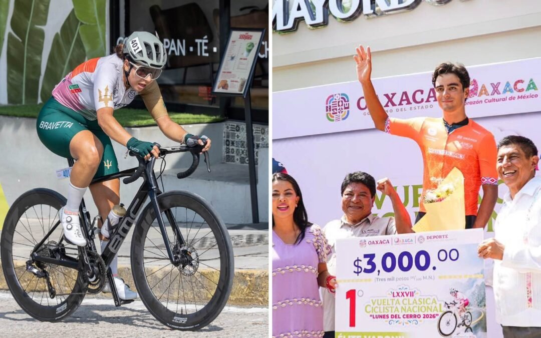 POTOSINOS VALERIA CRUZ Y GERARDO PRADO TRIUNFAN EN SEGUNDA ETAPA DE VUELTA CLÁSICA OAXACA