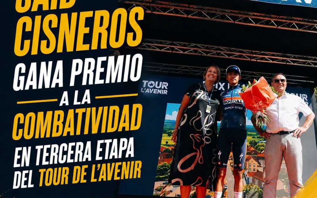 ESPECTACULAR ACTUACIÓN DE SAID CISNEROS Y JOSÉ JUAN PRIETO EN TOUR DE L’AVENIR