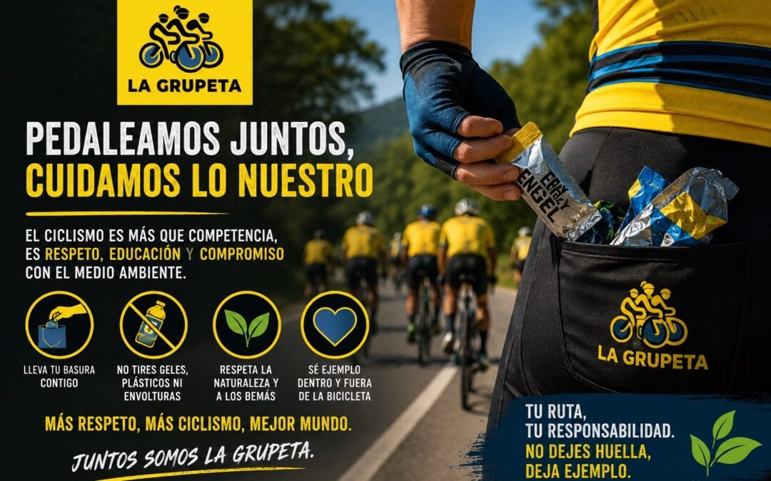 EN LA GRUPETA DEJAMOS HUELLA CON NUESTRAS ACCIONES, NO CON NUESTRA BASURA