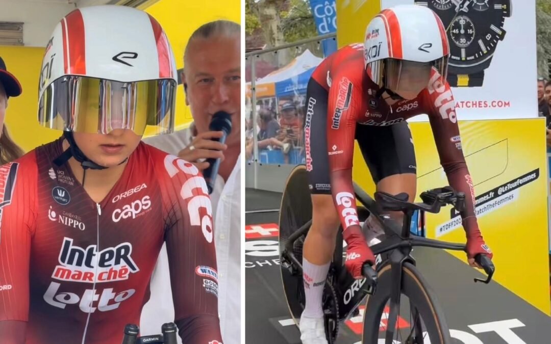 ROMINA HINOJOSA SUPERA LA CONTRARRELOJ Y CUMPLE CUATRO ETAPAS HISTÓRICAS EN EL TOUR DE FRANCIA FEMENIL