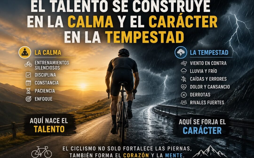 EL TALENTO CRECE EN LA CALMA; EL CARÁCTER NACE EN LA TEMPESTAD