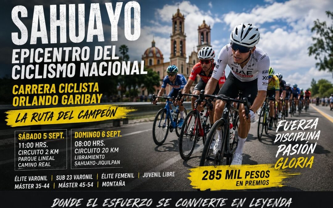 SAHUAYO SE CONVIERTE ESTE FIN DE SEMANA EN EL EPICENTRO DEL CICLISMO NACIONAL
