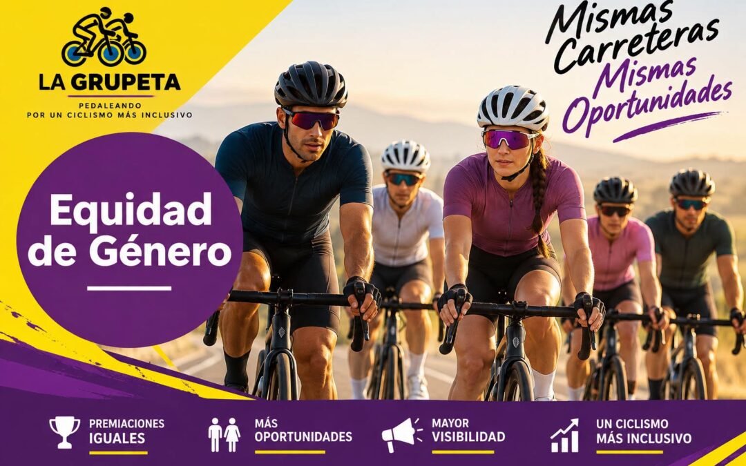 LA GRUPETA LANZA CAMPAÑA POR EQUIDAD DE GÉNERO EN CICLISMO DE RUTA